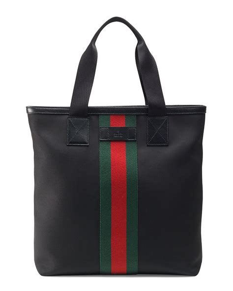 black canvas gucci bag|gucci canvas totes.